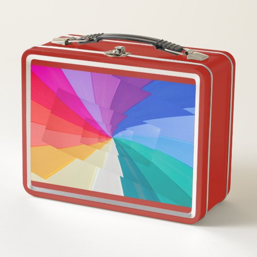 Effect droste op Metal Lunchbox (Voorkant)
