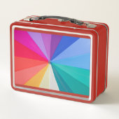 Effect droste op Metal Lunchbox (Achterkant)