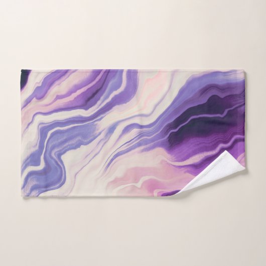 Effect lilac marble IU (Serviette à main)