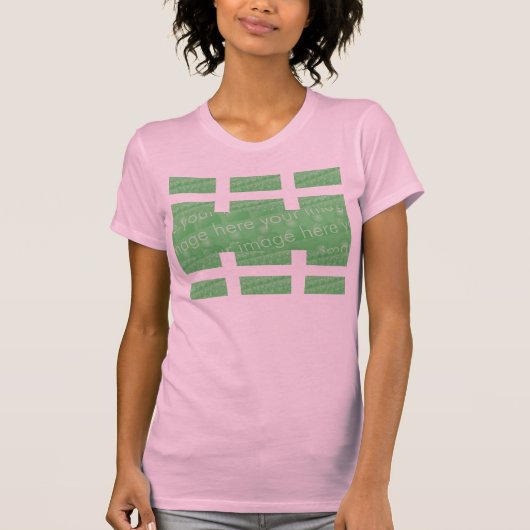 Effect van het multi-paneelontwerp t-shirt (Voorkant)