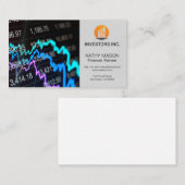 effectenmakelaar | Investering | Financiële Logo Visitekaartje (Voorkant / Achterkant)