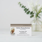 Effectuer un appel de Cartes de visite cellulaires (Debout devant)