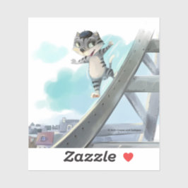 Effel Tower Vinyl Sticker - (Diverse Maten)