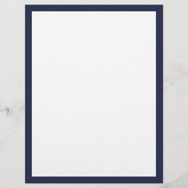 Effen aangepaste kleur briefhoofd (Voorkant)