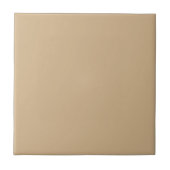 effen beige effen kleur tegeltje (Voorkant)