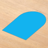 Effen cyaanblauwe achtergrond acryl uitnodigingen (Laagn)