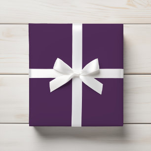 Effen diep Paarse kleur Modern Cadeaupapier