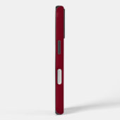 Effen esthetische Maroon kleur Case-Mate iPhone Case (Achterkant / Rechts)