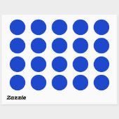 Effen kleur achtergrond Sjabloon Ronde Sticker (Vel)