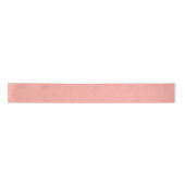 Effen kleur effen Abrikoos Blush roze Lint (Voorkant)
