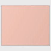 Effen kleur effen eenvoudige delicate tropische pe cadeaupapier (Vlak)