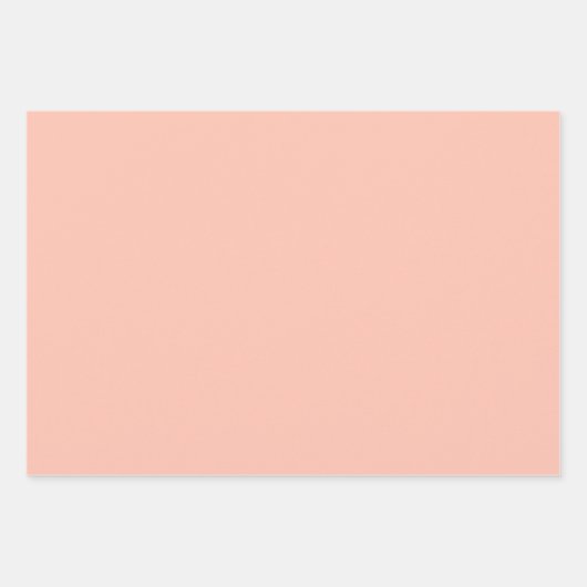 Effen kleur effen eenvoudige delicate tropische pe inpakpapier vel (Voorkant)