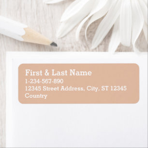 Effen kleur effen kasjmier beige etiket