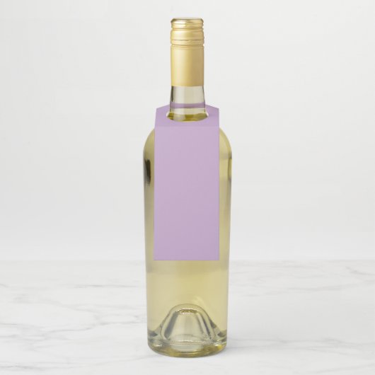 Effen kleur effen wisteria licht paarse flessenhanger (Op fles)