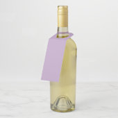 Effen kleur effen wisteria licht paarse flessenhanger (Schuin)