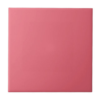 Effen kleur effen zon gezoend koraal roze tegeltje