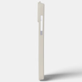 Effen kleur greige beige Case-Mate iPhone case (Achterkant / Links)