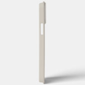 Effen kleur greige beige Case-Mate iPhone case (Achterkant / Rechts)