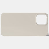 Effen kleur greige beige Case-Mate iPhone case (Achterkant (horizontaal))