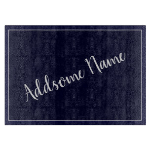 Effen kleur Navy Blue Keuken Snijplank