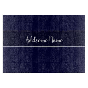 Effen kleur Navy Blue Keuken Snijplank