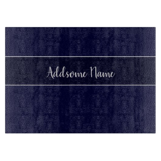 Effen kleur Navy Blue Keuken Snijplank (Voorkant)