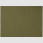 Effen kleur Olive Green Bronzetone Gifting Tissuepapier (Voorkant)