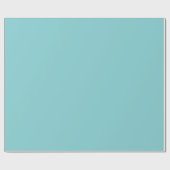 Effen kleur plain Aqua Splash blauw Cadeaupapier (Vlak)