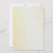 Effen kleur platte uitnodigingen aankondigingen ka (Achterkant)