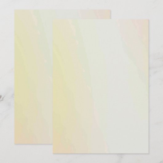 Effen kleur platte uitnodigingen aankondigingen ka (Voorkant / Achterkant)