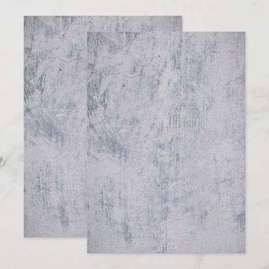 Effen kleur platte uitnodigingen aankondigingen ka (Voorkant / Achterkant)