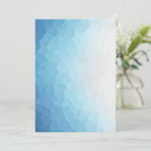 Effen kleur platte uitnodigingen aankondigingen ka (Staand voorkant)