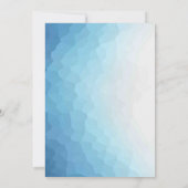 Effen kleur platte uitnodigingen aankondigingen ka (Achterkant)