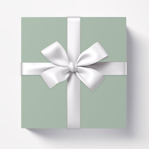 Effen kleur Sage Mist effen groen Cadeaupapier