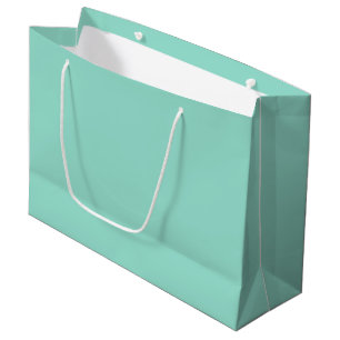 Effen kleur Strand Glas vlakke aqua groene munt Groot Cadeauzakje