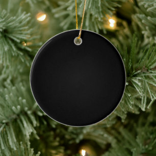 Effen kleur zwart sjabloon keramisch ornament