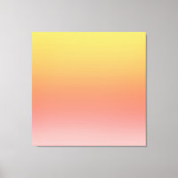Effen kleuren - Geel tot Misty Pink ombre