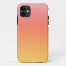 Effen kleuren - Geel tot Misty Pink ombre