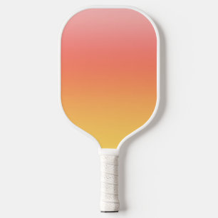 Effen kleuren - Geel tot Misty Pink ombre Pickleball Paddle