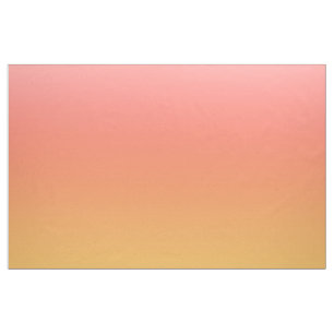 Effen kleuren - Geel tot Misty Pink ombre Stof