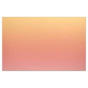 Effen kleuren - Geel tot Misty Pink ombre Stof