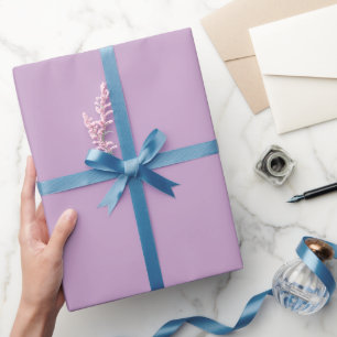 Effen lila paarse kleur tint toon cadeaupapier