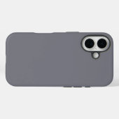 Effen natuurlijke titanium kleur Case-Mate iPhone case (Achterkant (horizontaal))