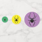 Effen oude spin confetti (Achterkanten)