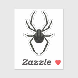 Effen oude spin sticker