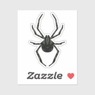 Effen oude spin sticker
