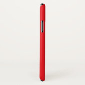 Effen rode achtergrond  Case-Mate iPhone case (Achterkant / rechts)