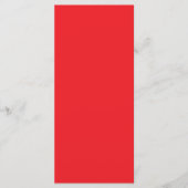 Effen rode achtergrond menu (Voorkant)