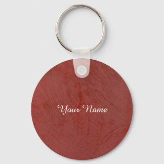 Effen rood sleutelhanger