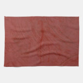 Effen rood theedoek (Horizontaal)